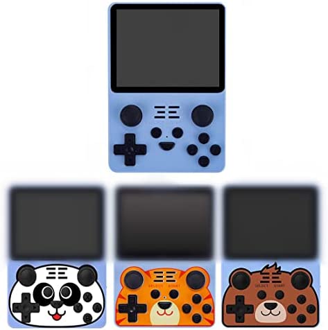 MameG Powkiddy RGB20S Console de Jeux Portable avec 15000 Classiques Jeux, RK3326 Mini 3.5 Pouces IPS écran Retro Handheld Game Console, Système Linux Open Source, 3500mAh, 16G+64G 12 x 8.3 x 3CM Fiche Technique et Prix au Maroc