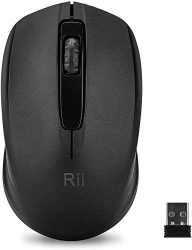 Rii RM100+ Souris sans fil pour PC, ordinateur portable, Windows 1000 dpi. Récepteur USB inclus. Fiche Technique et Prix au Maroc