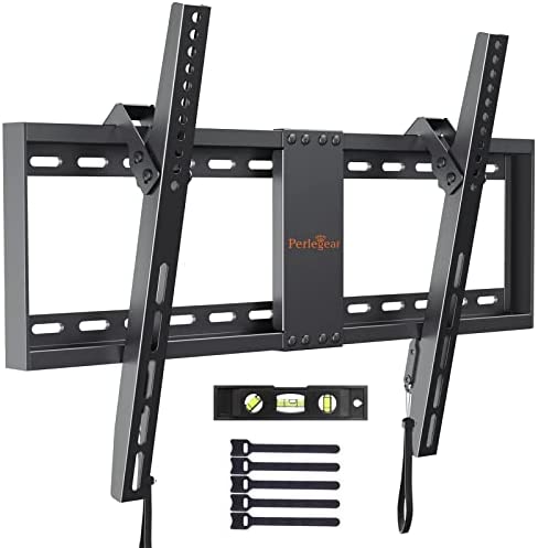 Perlegear Support Mural TV Inclinable pour LED, LCD, OLED, TV à Écran Plat De 37 à 82 Pouces – Support Mural Ultra Résistant Qui Inclus Niveau à Bulle, Attaches De Câble Fiche Technique et Prix au Maroc