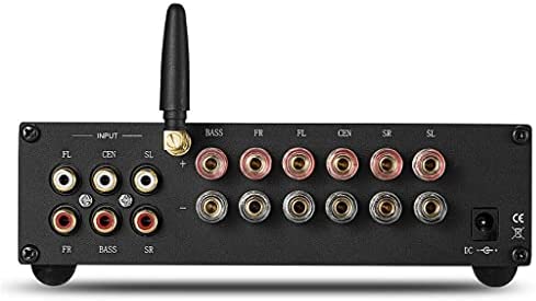 NXYJD Amplificateur de Puissance HiFi stéréo 5.1 canaux Bluetooth 5.0 Amplificateur Audio numérique de Classe D pour la Maison Fiche Technique et Prix au Maroc