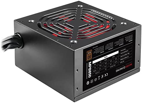 Mars Gaming MPB850, Alimentation Pour PC 850W, 80Plus Bronze 230V, Silent Fiche Technique et Prix au Maroc