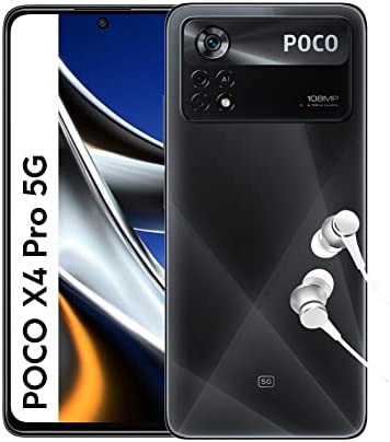 POCO X4 Pro 5G - Smartphone 8+256GB, 6.67” Écran 120Hz AMOLED, Snapdragon 695, Triple Caméra 108MP, 5000mAh, Noir Métal (Version française + Garantie 2 ans) avec Alexa mains-libres Fiche Technique et Prix au Maroc