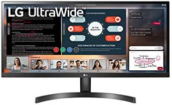 LG UltraWide 29WL50S-B 29" Moniteur ultra large - UWFHD 21/9e 2560x1080, IPS 5ms 60Hz, HDR 10, sRGB 99% (mode lecture, anti-scintillement, fonctionnalités gaming, inclinable, hauts-parleurs) Fiche Technique et Prix au Maroc