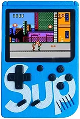 Boîte de jeu Sup, console de jeu pour enfants, mini console de jeu portable avec 400 jeux d'aventure rétro AVG intégrés (bleu) Fiche Technique et Prix au Maroc