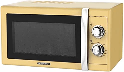 SCHNEIDER - SMW20VCR - Micro ondes - Monofonction - Vintage - 700 watts - 20 litres - Crème Fiche Technique et Prix au Maroc