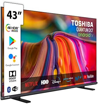 Toshiba 43QA4163DG QLED UHD 4K 43 Pouces Smart TV 2022 Fiche Technique et Prix au Maroc