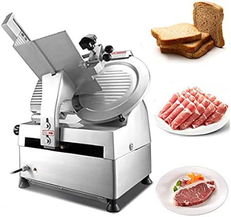 Trancheuse électrique, Trancheuse à Viande Pour Les Entreprises Ou La Maison, La Course De Coupe Est De 18 Cm, épaisseur Réglable De 6 Mm Pour La Viande, Le Fromage, Le Pain, Les Légumes Fiche Technique et Prix au Maroc