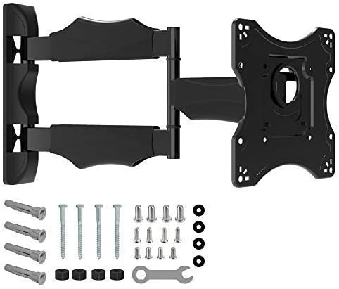 NANOOK Support mural TV orientable pour écrans 19-43 pouces | Inclinable | Support mural pour téléviseurs LCD, LED, QLED et OLED | Universel | VESA 100x100 - 200x200 Fiche Technique et Prix au Maroc