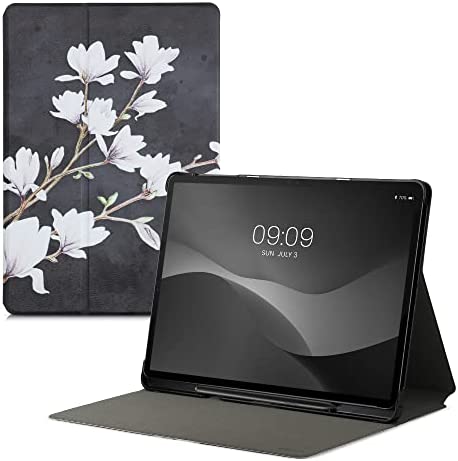 kwmobile Coque Compatible avec Samsung Galaxy Tab S7 Plus/Tab S7 FE - Coque Housse protectrice pour téléphone en Silicone Taupe-Blanc-Gris foncé Fiche Technique et Prix au Maroc