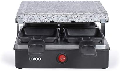 Livoo - Appareil à raclette 4 personnes DOC242 Noir Fiche Technique et Prix au Maroc