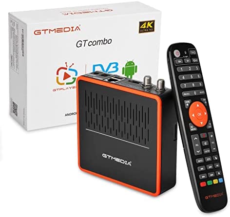 GTMEDIA GT Combo 4K Ultra HD Decodeur Satellite Récepteur Satellite TV Numérique DVB-S/S2/S2X + T/T2/Câble/ISDBT/Carte CA, HEVC Main 10Bit, Prend en Charge HDR/ T2MI/GT Share/Double WiFi/USB Fiche Technique et Prix au Maroc