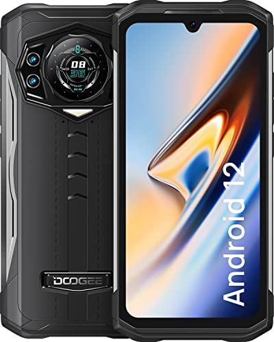DOOGEE S98 (2022) Telephone Portable Incassable, 6.3" FHD+,Helio G96 8 Go+256 Go Android 12, Caméra 64MP et Caméra de Vision Nocturne IR 20MP, 6000 mAh Affichage arrière Smartphone Incassable 4G-Noir Fiche Technique et Prix au Maroc