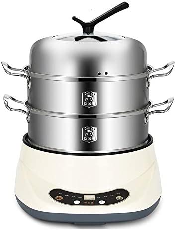 KKYKP Cuiseur À Vapeur Électrique En Acier Inoxydable Cuiseur À Vapeur Électrique Multifonctionnel À Double Couche Fiche Technique et Prix au Maroc