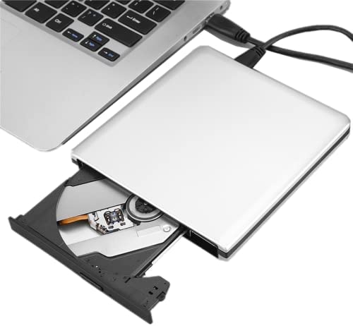 Graveur de Disque Externe pour Ordinateur Portable, Lecteur de Disque Optique Blu-Ray USB3.0, enregistreur 3D DVD/CD/BD pour Ordinateur de Bureau/Ordinateur Portable, Plug and Play (Argent) Fiche Technique et Prix au Maroc