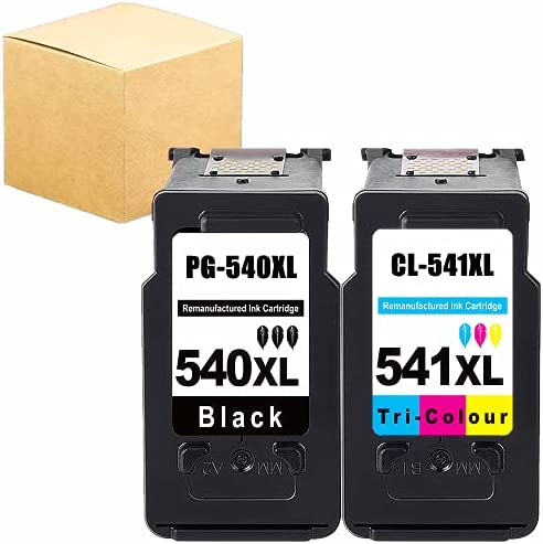 PG-540XL CL-541XL Remplacement pour Cartouche Canon 540 et 541 xl encre Canon 540 et 541 compatibles pour Canon PIXMA MG3650 MG3550 MG4250 Imprimante (1 Noir, 1 Tri-Couleur) Fiche Technique et Prix au Maroc