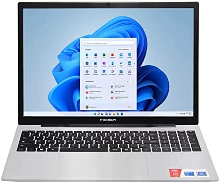 Thomson Ordinateur PC Portable 17,3 Pouces, Intel Celeron N4020, 8Gb RAM, 512Gb Stockage SSD, Windows 11, Clavier Azerty Francais Uniquement Nouveauté 2022 !!!! Fiche Technique et Prix au Maroc
