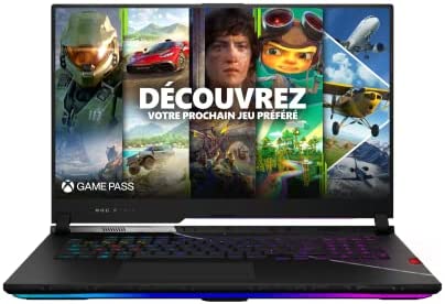 ROG SCAR17-G733ZW-KH116W Ordinateur Portable Gaming 17'' Full HD 360Hz & 3ms (Intel Core i9-12900H, RTX 3070Ti 8G, 32G RAM, 1TB PCIe 4.0 SSD, Windows 11) Clavier AZERTY RGB Touche par Touche Fiche Technique et Prix au Maroc