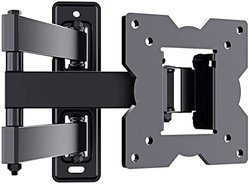 Support Mural TV, Inclinable et Orientable Support TV pour écrans 14-32 Pouces jusqu'à 20Kg -VESA 100 x 100 mm Fiche Technique et Prix au Maroc