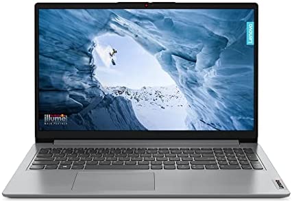 Lenovo IdeaPad 1 15IGL7 - Ordinateur Portable 15.6’’ FHD (Intel Pentium Silver N5030, RAM 8Go, 256Go SSD, Intel UHD Graphics 605, Windows 11 Home en Mode S) Fiche Technique et Prix au Maroc
