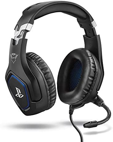 Trust Gaming Casque Gamer PS4 et PS5 avec Licence officielle pour PlayStation GXT 488 Forze - avec Microphone Flexible Repliable, Coupure du Micro et Réglage du Volume sur Fil - Noir Fiche Technique et Prix au Maroc