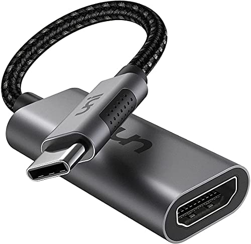 uni Adaptateur USB C vers HDMI [4K@60Hz], Thunderbolt 3 Adaptateur USB Type C HDMI, Compatible avec MacBook Pro, MacBook Air, iPad Pro, Samsung S10, Surface Book 2, Gris Fiche Technique et Prix au Maroc