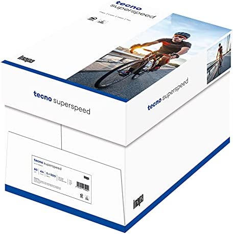 Tecno Superspeed, Papier Reprographique, Blanc, 80 g, A4, PEFC, Carton de 5x500 Feuilles Fiche Technique et Prix au Maroc
