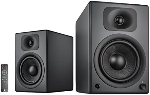 wavemaster TWO PRO stone gray- Kit d'enceintes bibliothèque 2.0 Bluetooth (110 Watt, aptX) pour TV, PC, tablette, smartphone - GRIS FONCÉ (66352) Fiche Technique et Prix au Maroc