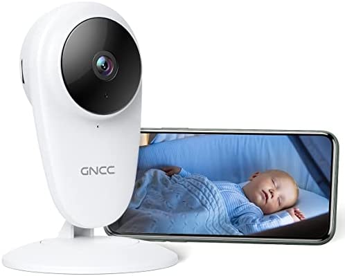 GNCC Camera Surveillance WiFi Interieur, Caméra IP WiFi sans Fil avec 2.4Ghz, Home Caméra 1080P pour Bébé/Animal, Télécommande et Détection de Mouvement, 12m Vision Nocturne, Audio Bidirectionnel Fiche Technique et Prix au Maroc