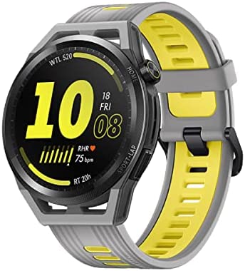 HUAWEI WATCH GT Runner Montre Connectée,AI Running Coach,Positionnement précis par GNSS bi-bande à cinq systèmes,Suivi précis de la fréquence cardiaque,Design léger et respirant,iOS et Android,Gris Fiche Technique et Prix au Maroc