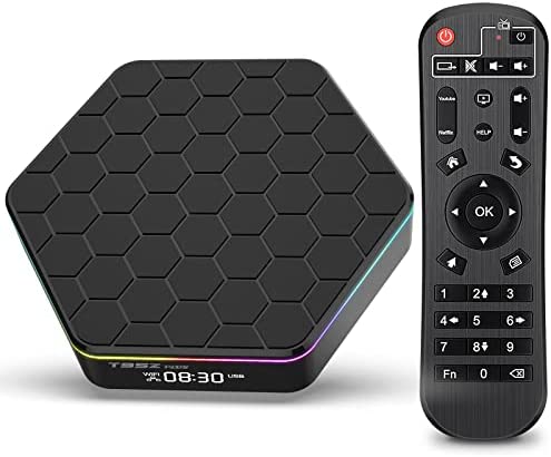 Android TV Box,T95Z Plus Android 12.0 Allwinner H618 Quadcore 4Go RAM 32Go ROM Mali-G31 MP2 GPU Support 6K 3D 1080P 2.4/5.0GHz WIFI6 BT5.0 10/100M Ethernet DLNA HDR10 HDMI 2.0 H.265 Smart TV Box Fiche Technique et Prix au Maroc
