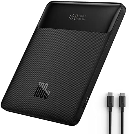 Baseus Batterie Externe USB C 100W 20000mAh Charge Rapide Powerbank PD 3.0 QC 4.0 avec Quatre Sorties et Indicateur LED pour Macbook Air Huawei ASUS Dell HP iPhone Samsung Galaxy iPad Airpods Oppo Fiche Technique et Prix au Maroc