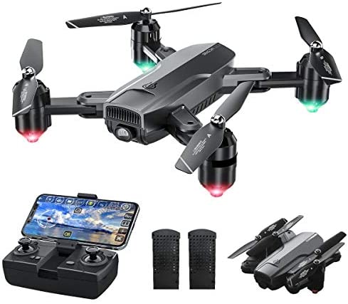 Drone Pliable avec Caméra 1080P - Dragon Touch DF01 Drone Quadricoptère avec télécommande Wi-Fi FPV pour Enfant Adulte Débutant Fiche Technique et Prix au Maroc