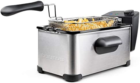 Taurus Fry3 - Friteuse électrique 2000W, 3L, Position égouttage huile, pour 4 à 5 portions, Température réglable, Inox Fiche Technique et Prix au Maroc