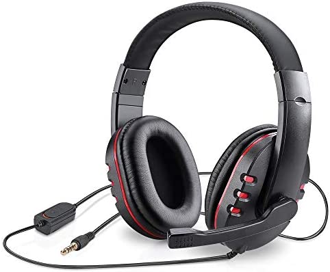 Picozon 3.5mm Plug Gaming Casque Casque avec Microphone pour PS4, Playstation Vita, Mac, Ordinateur Portable, Tablette, Ordinateur, Téléphones Portables Fiche Technique et Prix au Maroc