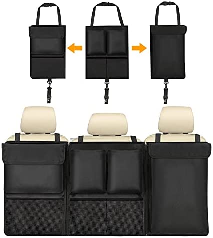 URAQT Organisateur de Coffre de Voiture, Détachable Organisateur de Voiture Rangement Voiture Super Capacité, Multipurpose Pliable Sac de Rangement Voiture avec 7 Poches Sangle Réglable pour SUV etc. Fiche Technique et Prix au Maroc