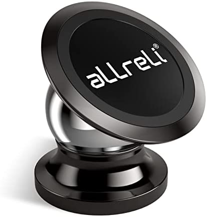 aLLreli [Nouveauté] Support Magnétique Voiture Universel 360 Degrés Rotation Compatiable avec iPhone 7, 7 Plus, 6, 6S, Se, 6 Plus, 6S Plus, Galaxy S7, Note 5 d'autres Smartphones Fiche Technique et Prix au Maroc