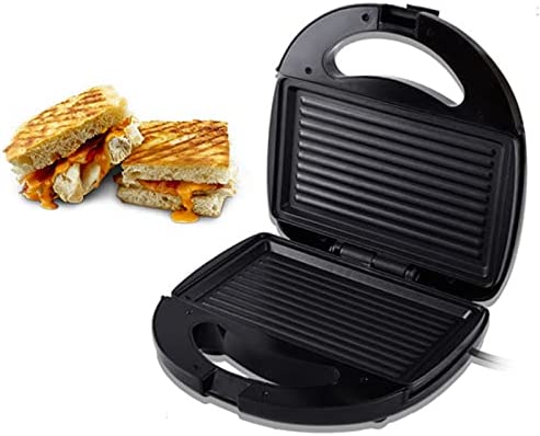 GYAM Grille-Pain À Sandwich, Gaufrier, Appareil À Toasts, Presse À Panini, Plaques À Revêtement Antiadhésif Profond, Voyants Lumineux, Contrôle Automatique De La Température De 750W Fiche Technique et Prix au Maroc