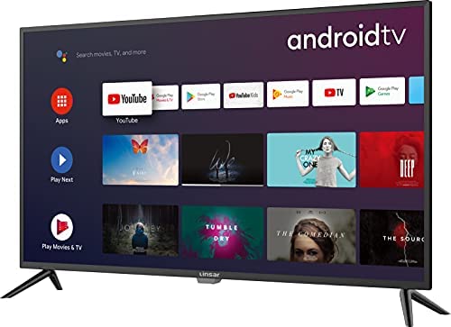 LINSAR 40FHD22A 40 Pouces FHD LED Android/Google Smart TV, Chromecast intégré, Triple Tuner DVB S2/T2/C/CI+, Diffusion Rapide avec Wi-FI, Bluetooth, USB, HDMI. Noir Fiche Technique et Prix au Maroc