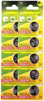2016 Piles Boutons CR2016 Lithium 3V Pile Bouton Lithium spéciale 10 Piles Bouton (Lot de 10 Piles Boutons CR2016) Fiche Technique et Prix au Maroc