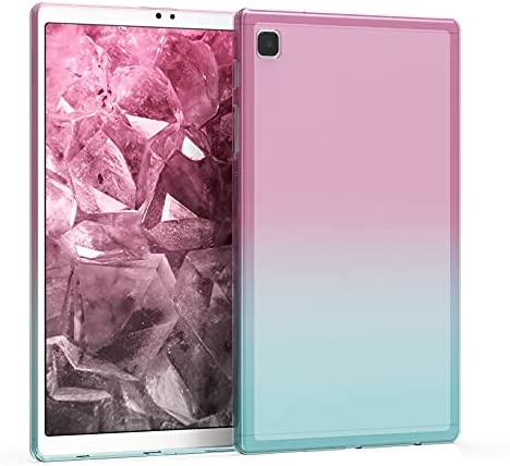 kwmobile Coque Compatible avec Samsung Galaxy Tab A7 Lite 8.7 (2021) - Coque Housse protectrice pour téléphone en Silicone Fuchsia-Bleu Mat Fiche Technique et Prix au Maroc