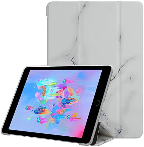 Cadorabo Housse pour tablette compatible avec Apple iPad MINI / MINI 2 / MINI 3 / MINI 4 / MINI 5 - Design Marbre Blanc - Étui de protection ultrafine en silicone TPU flexible avec fonction de support Fiche Technique et Prix au Maroc