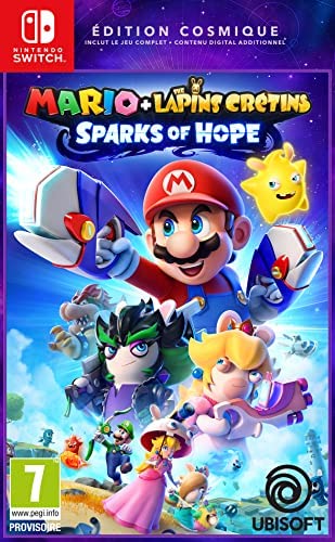 MARIO, THE LAPINS CRÉTINS, SPARKS OF HOPE ÉDITION COSMIQUE SWITCH Fiche Technique et Prix au Maroc