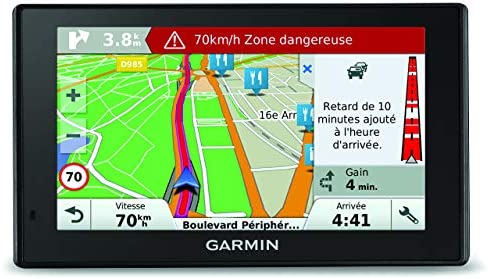 Garmin DriveSmart 50 LMT - GPS Auto - 5 pouces - Cartes Europe - Cartes, Trafic, Zones de Danger gratuits à vie (Reconditionné) Fiche Technique et Prix au Maroc