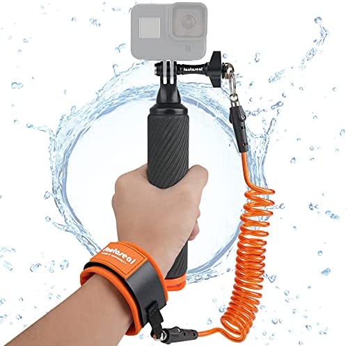 Camera Sport Poignée Flottante Anti-Glissant avec Réglable Sangle de Sécurité Noyau d'acier Compatible avec GoPro Hero Insta360 Caméscopes Etanche Action Cam sous Marine Surf Kayak Perche a Selfie Fiche Technique et Prix au Maroc