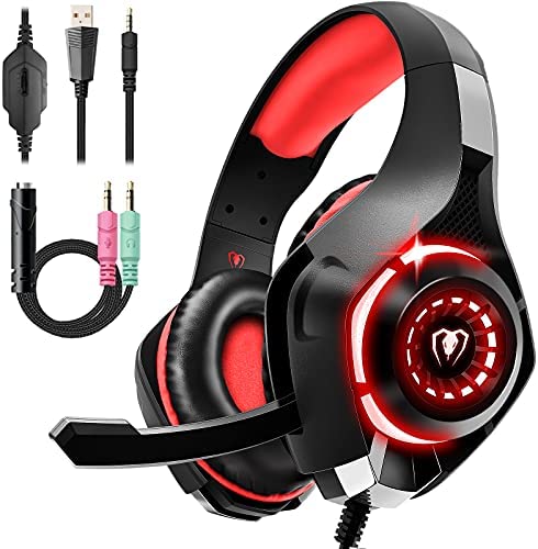 PUPATIO Casque Micro Gaming PS4, Casque Xbox One Ultra-Léger Son Surround Stéréo Durable Flexible Micro et Réglage du Volume Compatible pour PC Switch Fiche Technique et Prix au Maroc
