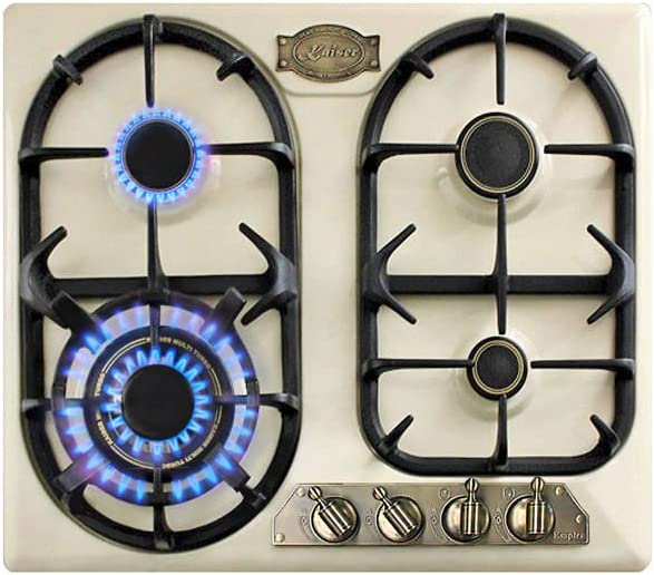 Kaiser Empire kg 6325 ElfEm Ivory Plaque Gaz/de cuisson 60cm nouveauté/Plaque de Cuisson Gaz/ 3,8 kW Brûleurs WOK/Gaz propane/gaz naturel/Gaz Plaque Cuisson Gaz 60 cm Fiche Technique et Prix au Maroc