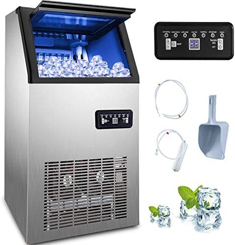 SucceBuy 230W 220V Machine à Glaçons Commerciale 25kg par 24H Commercial Ice Maker Fiche Technique et Prix au Maroc