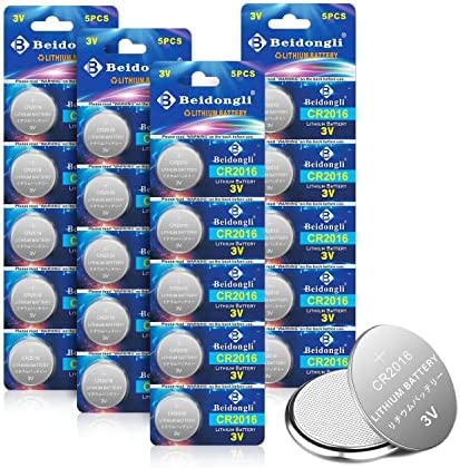 Lot de 20 piles bouton CR2016 3 V au lithium CR 2016 Fiche Technique et Prix au Maroc