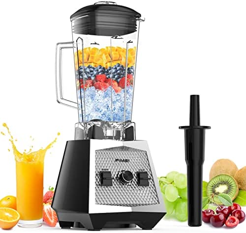 FIMEI Blender Smoothie 1500W, Mixeur Blender Professionnel pour jus, glace, Récipient 2L sans BPA, 8 lames en acier inoxydable titane, sans BPA et autonettoyant Fiche Technique et Prix au Maroc