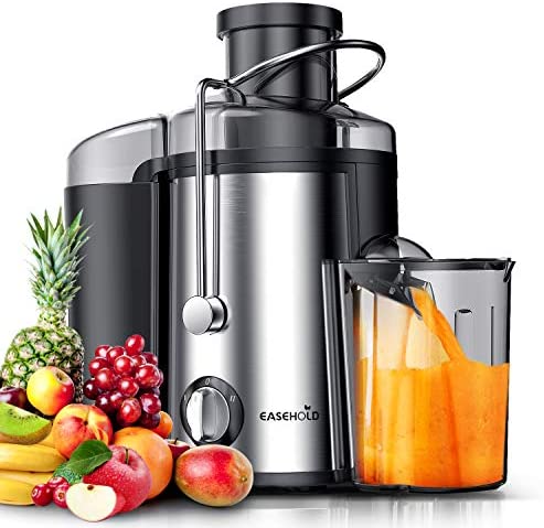 EASEHOLD Centrifugeuse Fruits et Légumes 600W(max 800W) Extracteur de Jus Electrique 2 Vitesses en Acier Inoxydable avec Récipient à Jus Pulpe Nettoyage Facile sans BPA pour Cuisine Maison Fiche Technique et Prix au Maroc